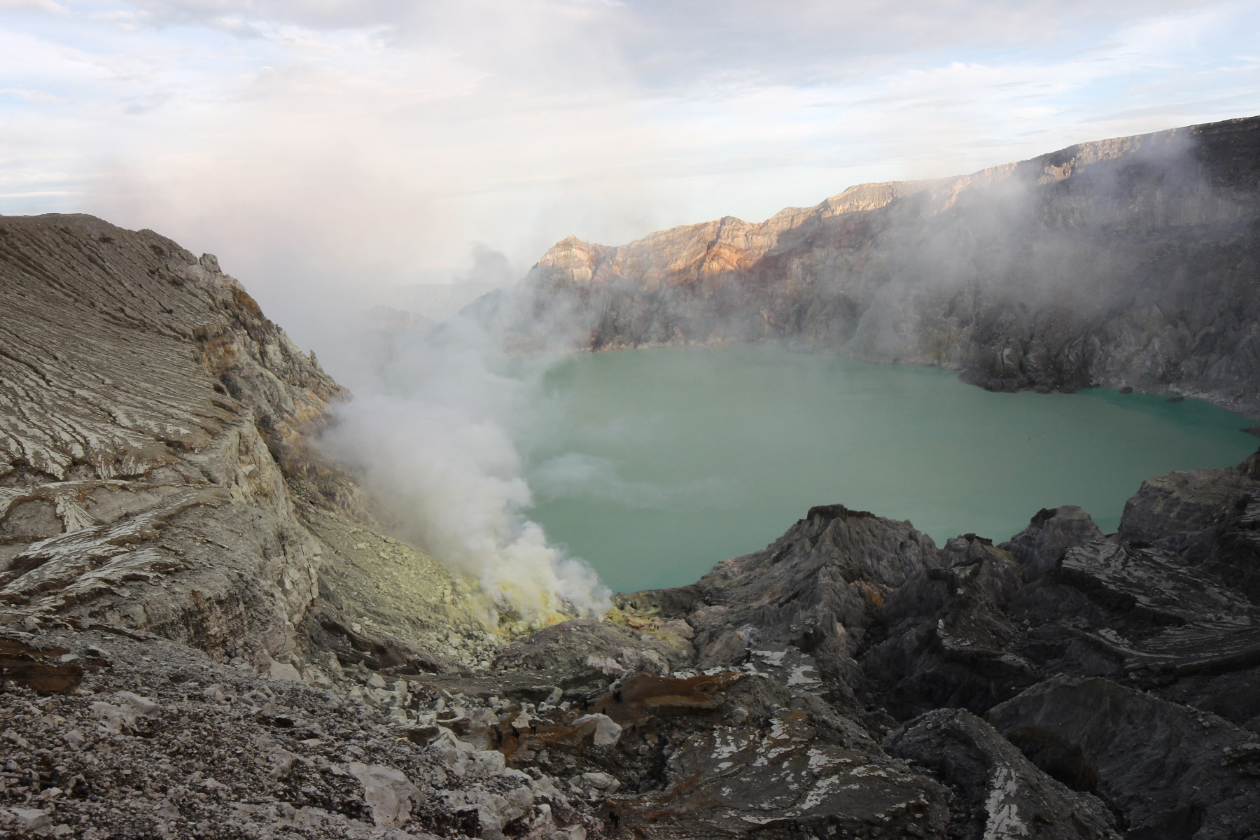 The Ijen lake